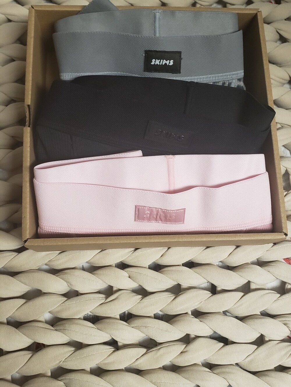 Skims 3 pack Rib Boxers - Picture 2 of 7